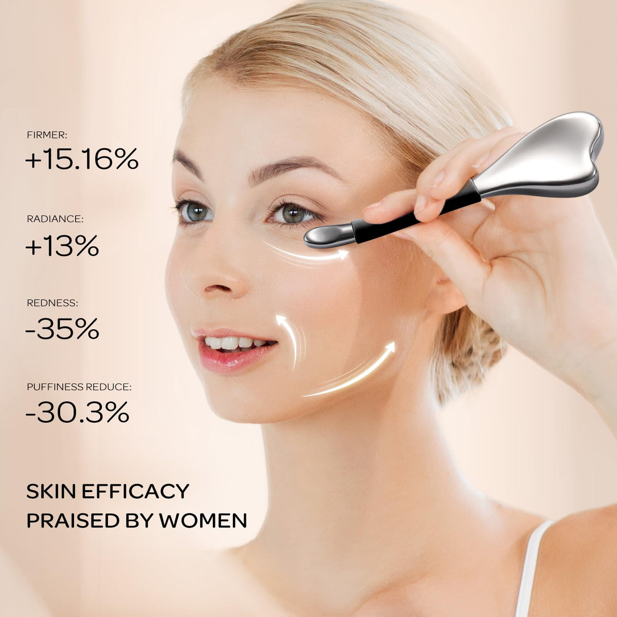 3 in 1 Cryo Gua Sha Facial Tools Ice Roller Globes for Women - Fabludo Official Imagery - 5