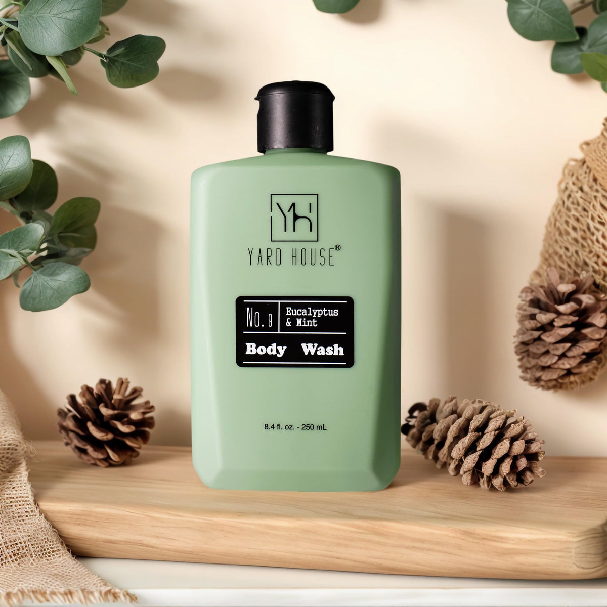 Mens Skincare Gift Set Eucalyptus Mint Body Wash Lotion - Yard House Official Imagery - 4