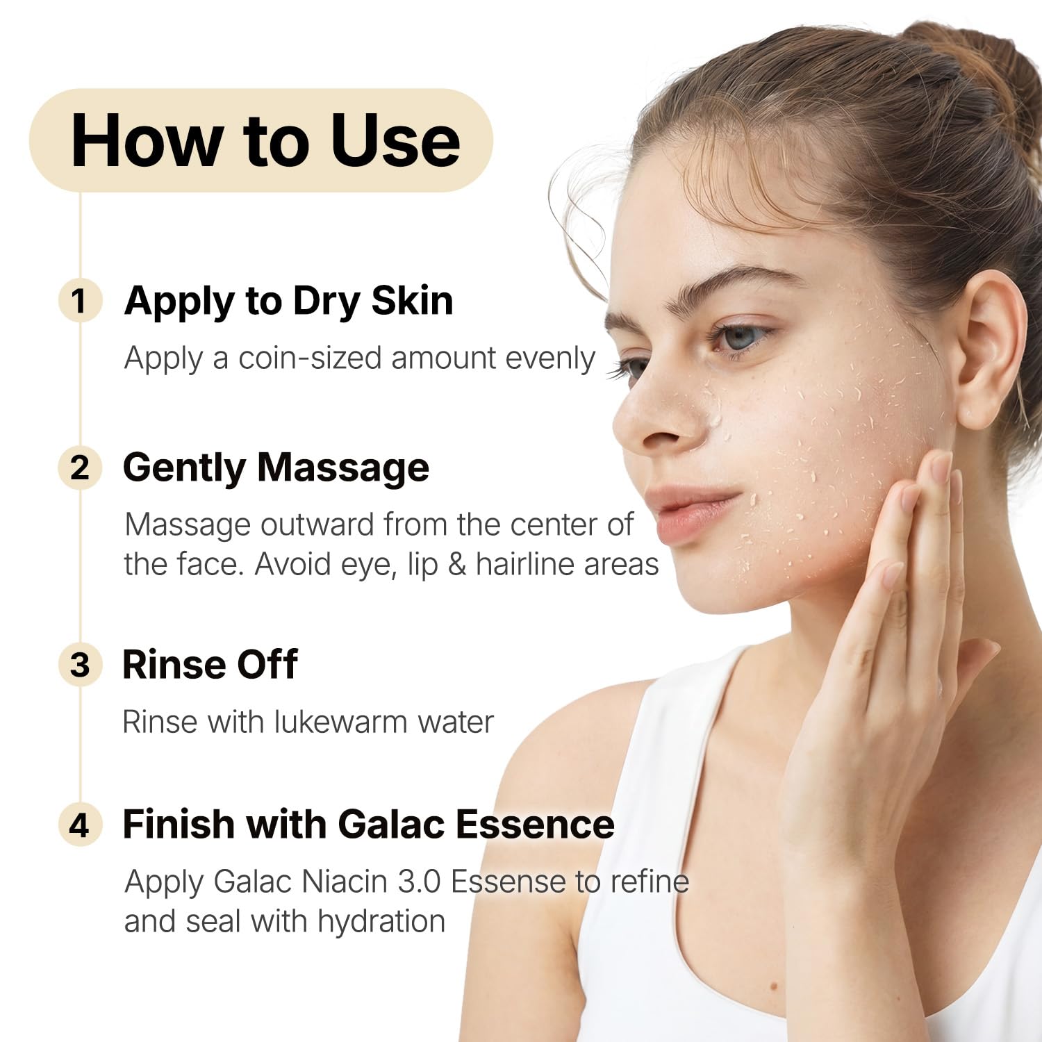 MANYO Galactomy Enzyme Peeling Gel, Gentle Face Exfoliator, 2.5 - ma:nyo