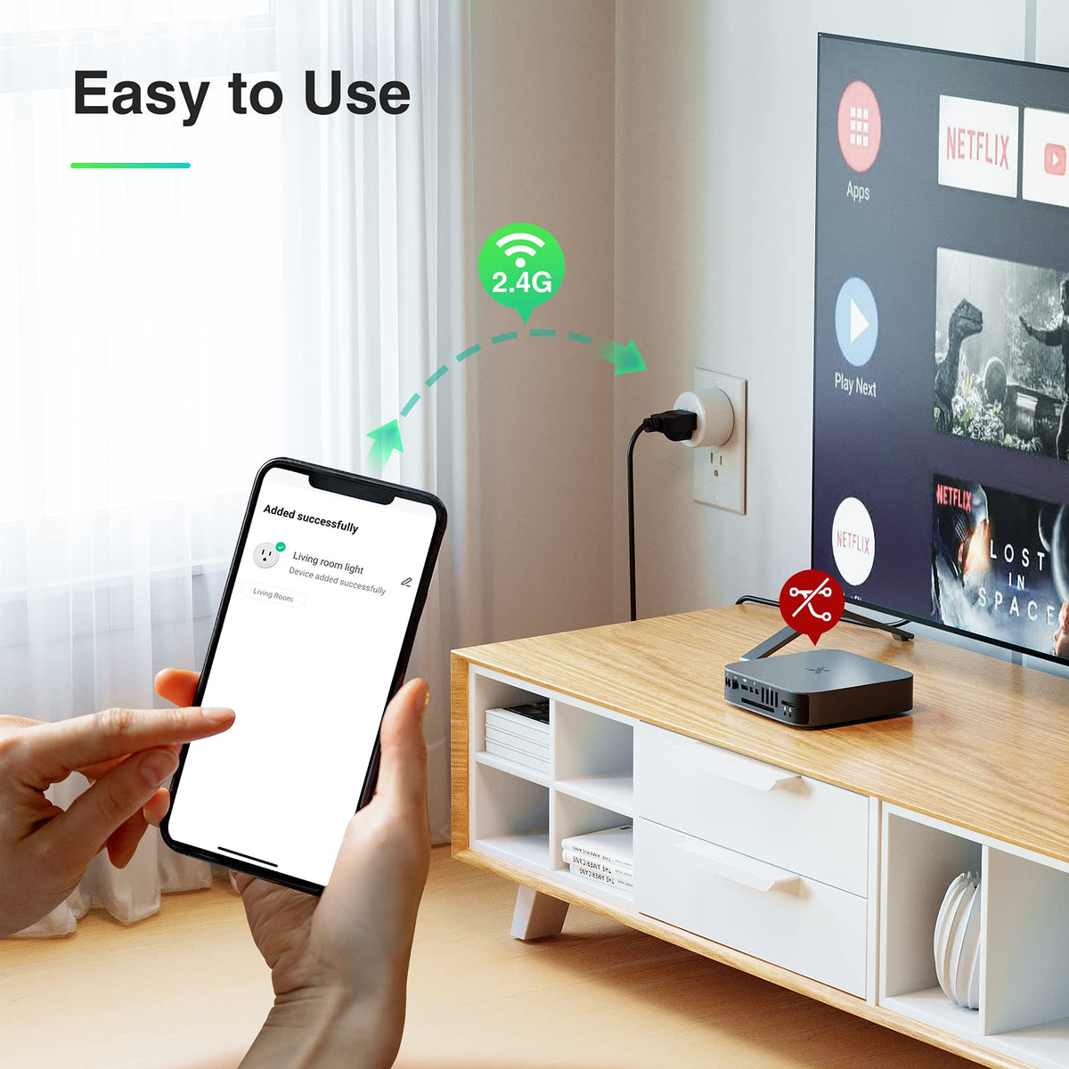Smart Plug WiFi Outlet Socket Compatible with Alexa Google - Beantech Official Imagery - 5