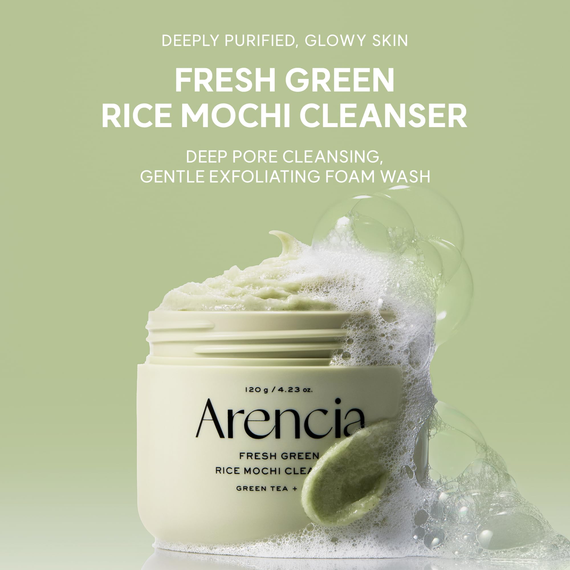 Arencia Korean Rice Mochi Face Cleanser - ARENCIA Official Product View 3