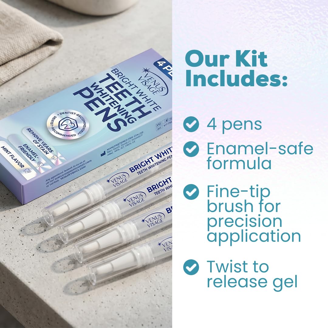 Venus Visage Teeth Whitening Pen and Tooth Polishing Kit   – Professio - View 3
