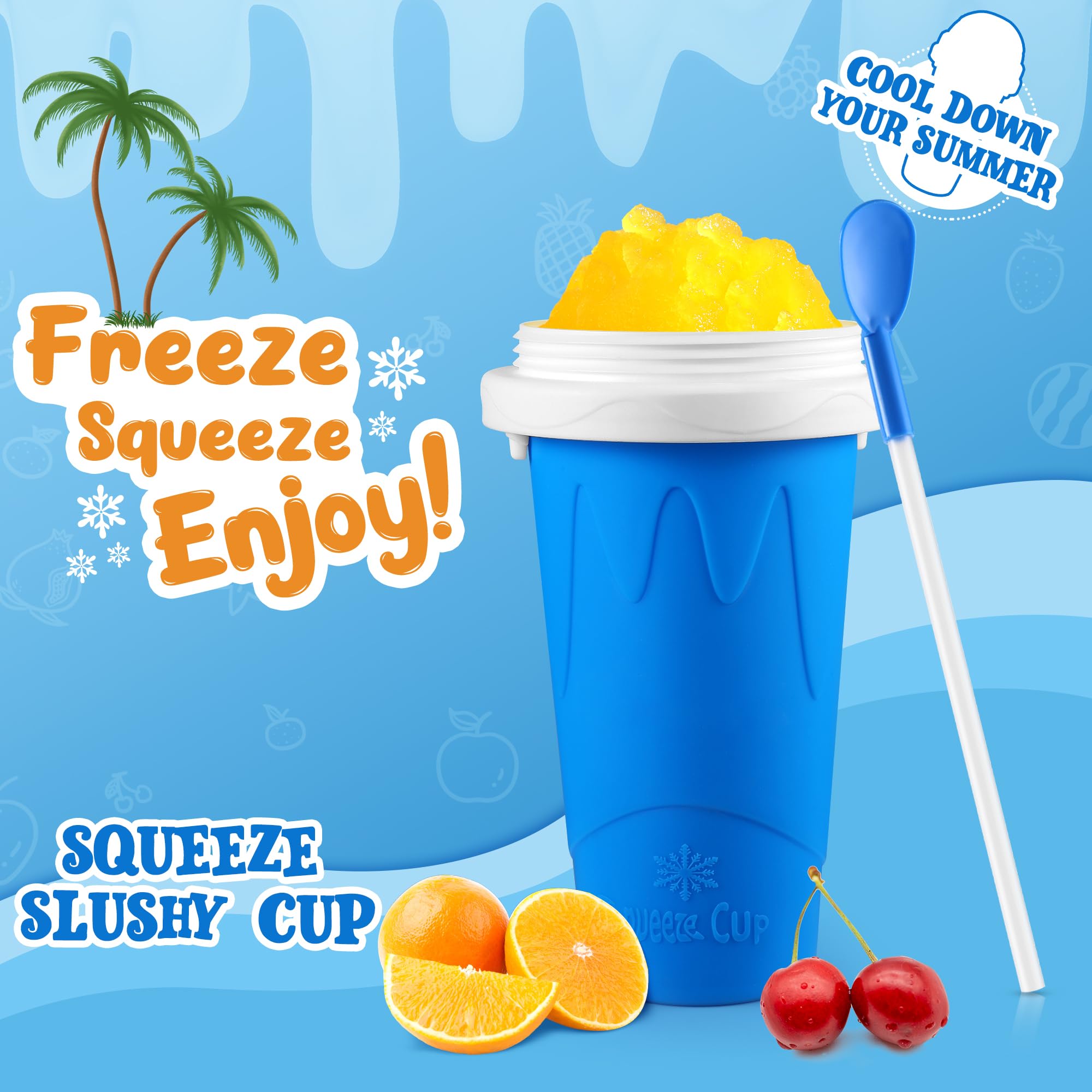 tgosomt Slushie Cup, DIY Magic Slushy Cup, Quick Frozen - View 3