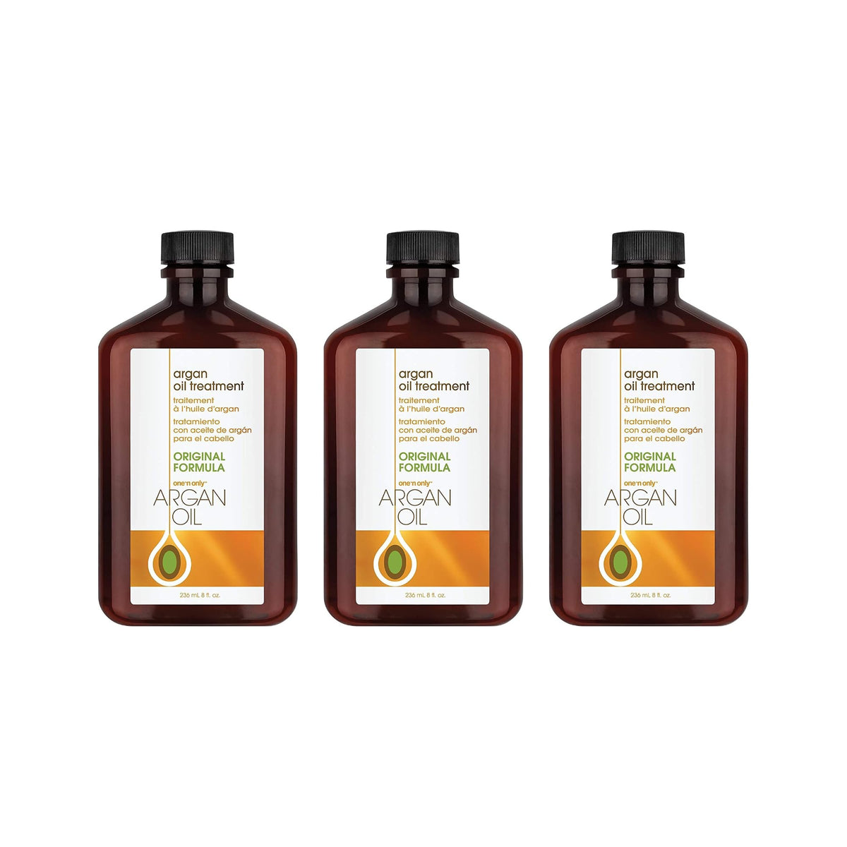 One n Only Argan Oil Hair Treatment Frizz Control Serum 8 oz - One 'N Only Official Imagery - 1