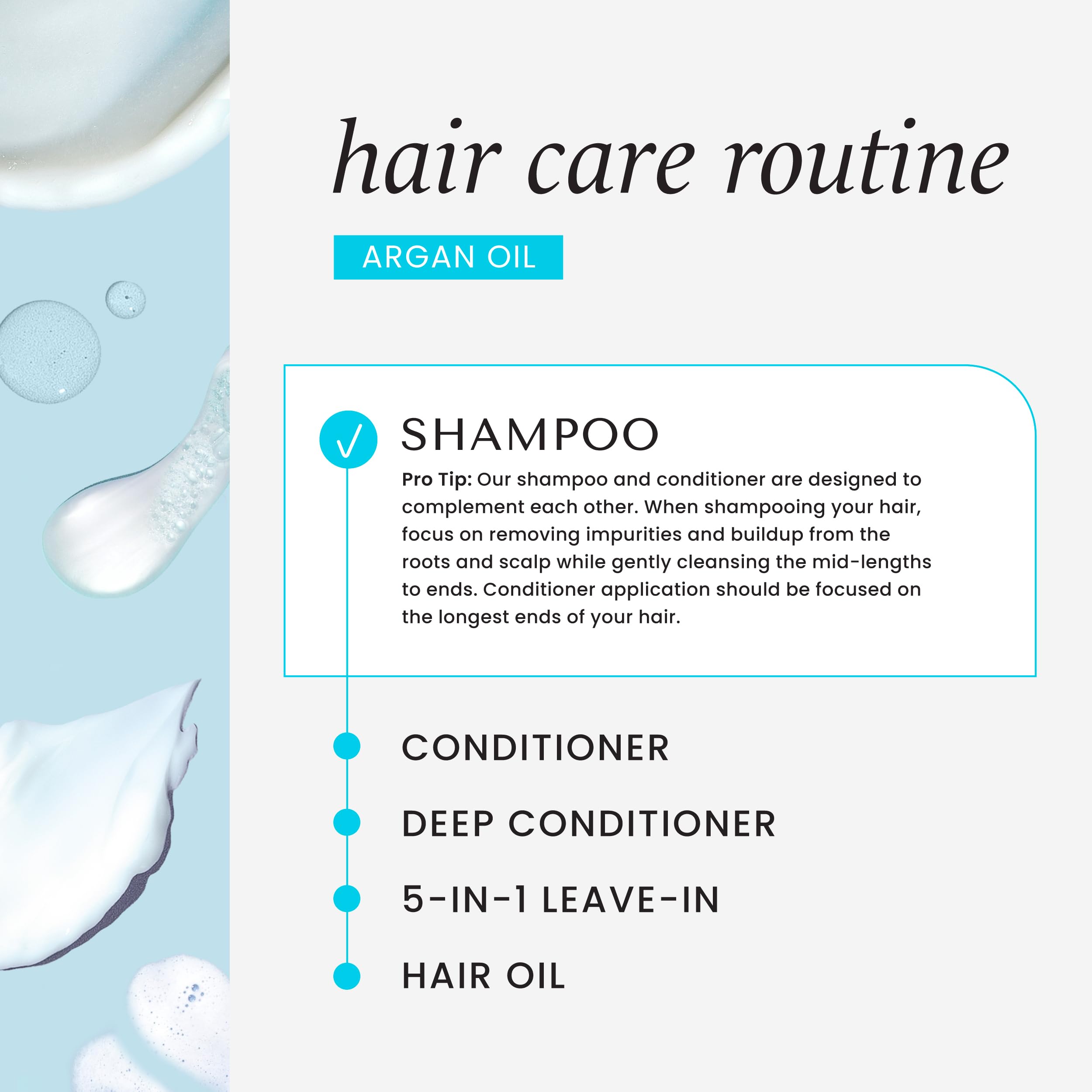 HASK Argan Oil Repairing Shampoo + Conditioner Set - Color Safe & Sulfate Free - HASK Official Product View 7