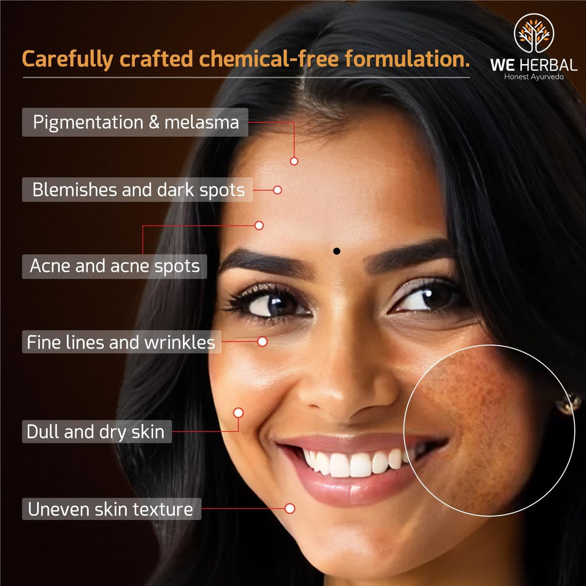 Kumkumadi Face Cream With Saffron Aloe Vera For Face 50g 1 - WE HERBAL Official Imagery - 5
