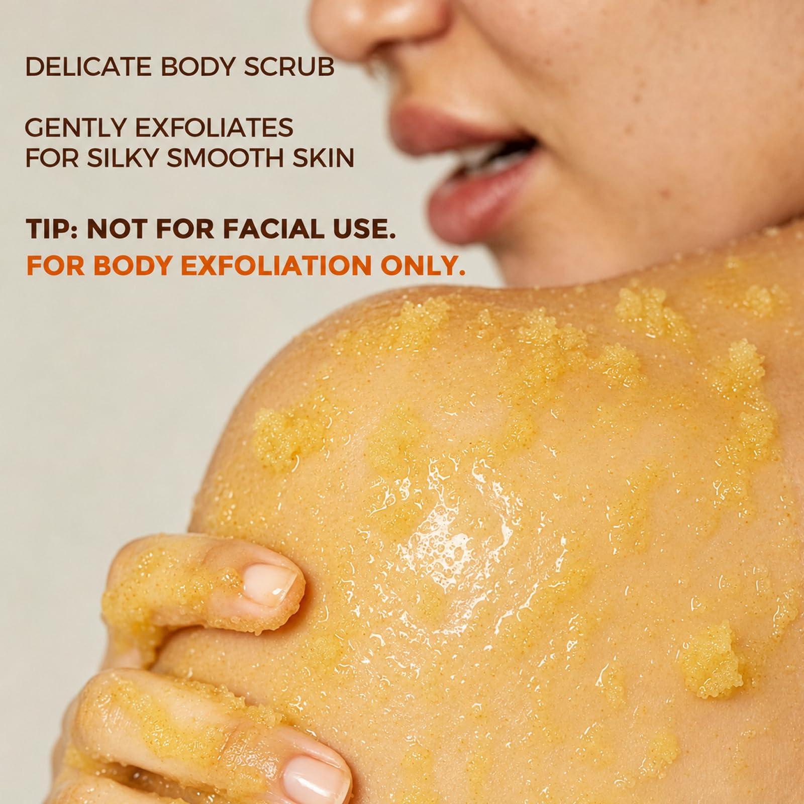 Amococo Turmeric Body Scrub, Botanical Skin Cleanser for Dullness & Uneven - Amococo Official Product View 10