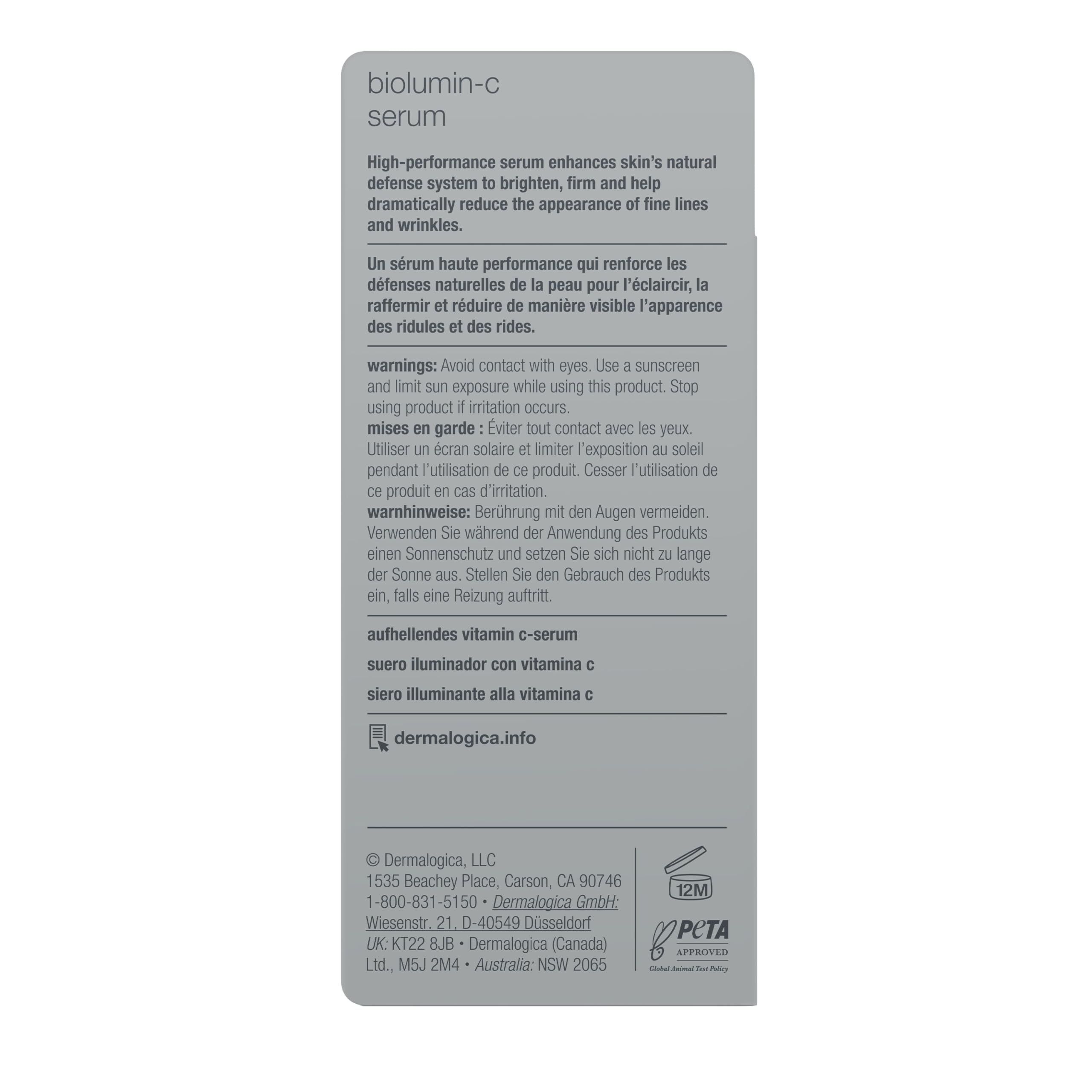 Dermalogica Biolumin C Serum Vitamin C Dark Spot Serum - Premium Selection Official Imagery - 4