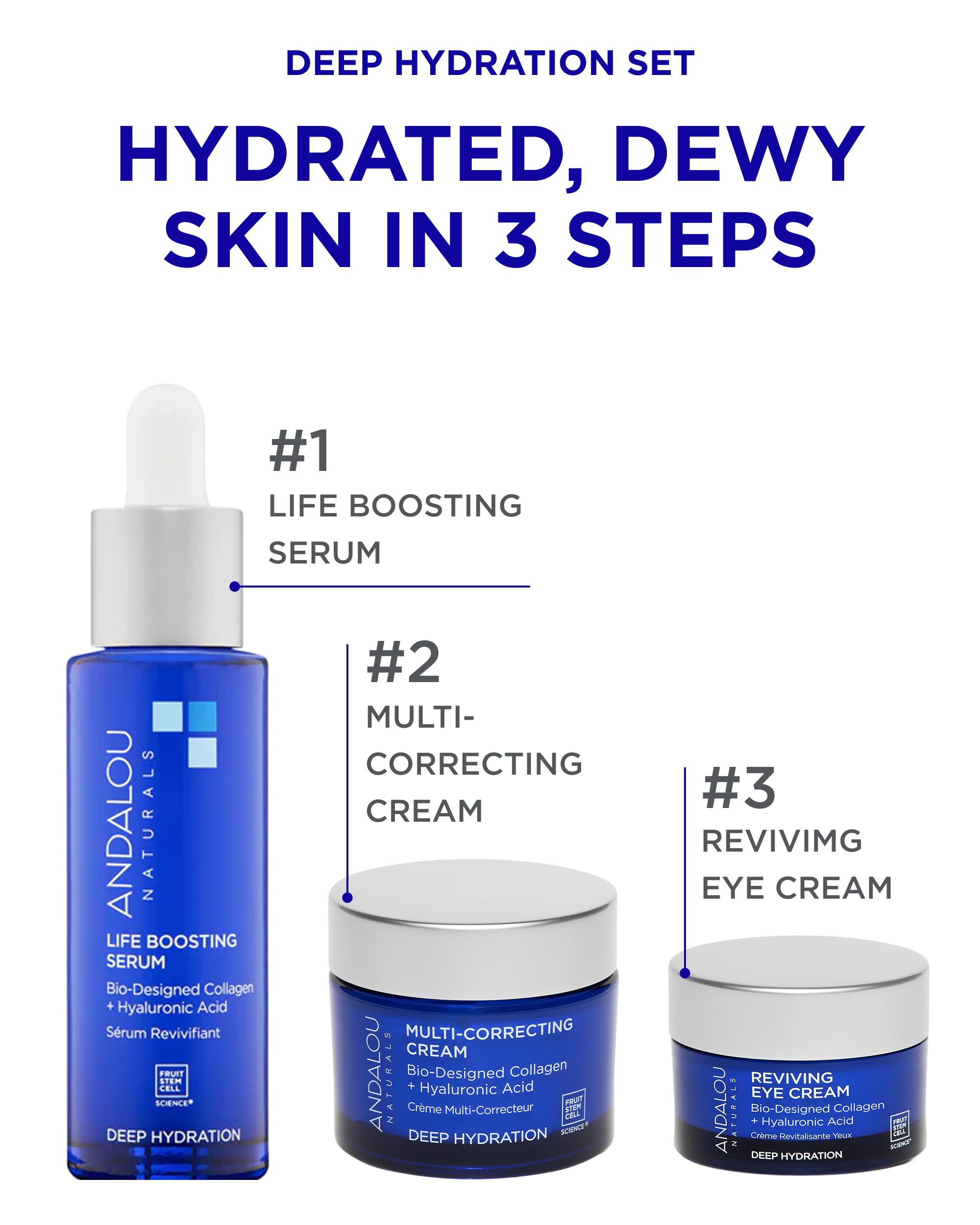 Andalou Naturals Collagen + Hyaluronic Acid Serum for Face - Andalou Naturals Official Product View 4