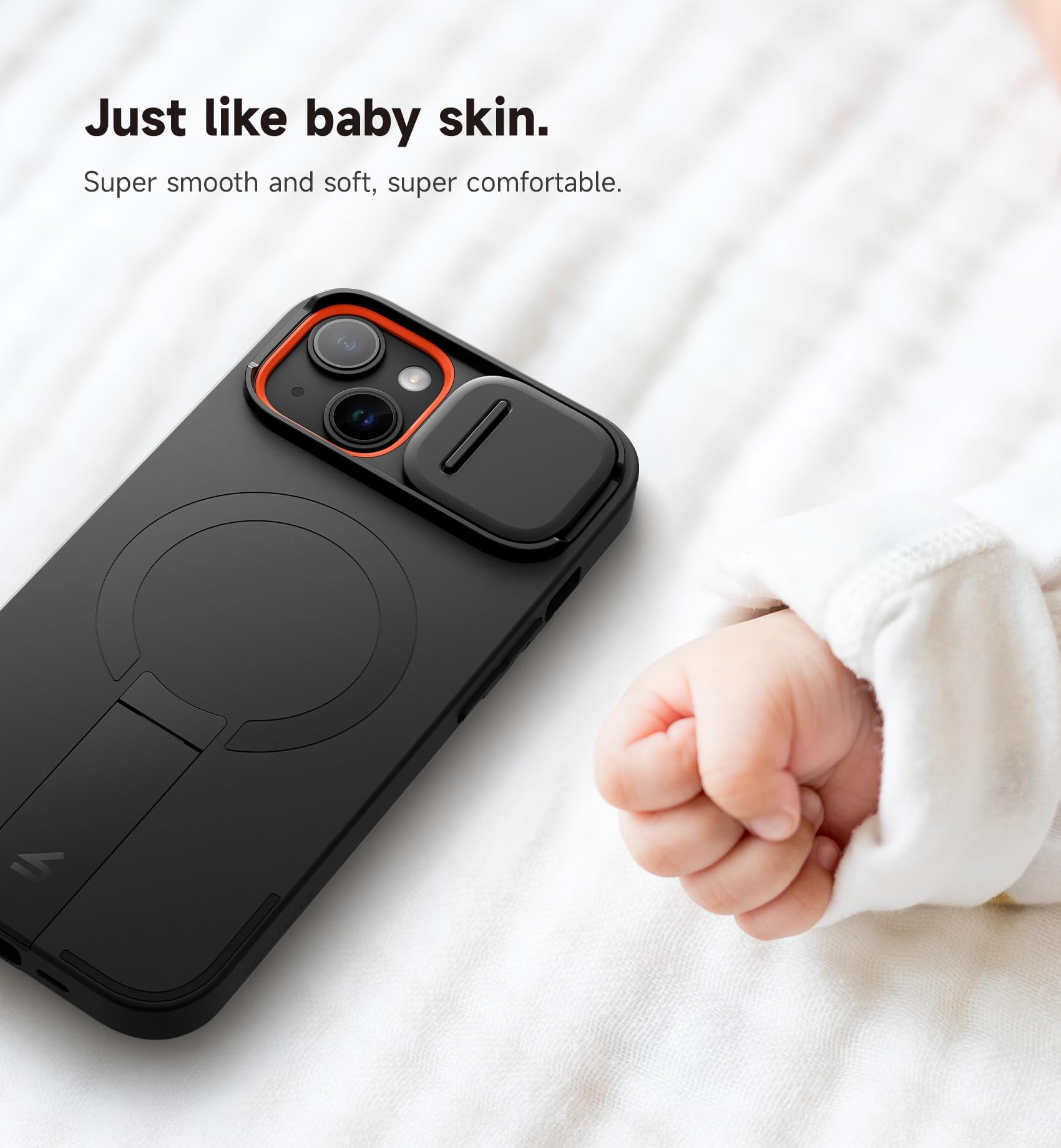 SURITCH for iPhone 13 14 Case with Magnetic Camera Slide - SURITCH Official Imagery - 7
