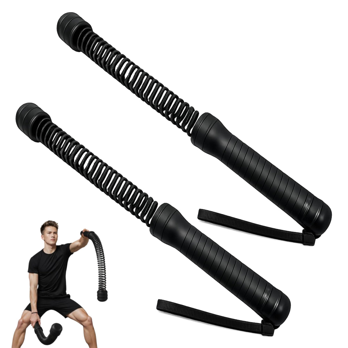 Weighted Ropeless Battle Ropes Cordless Workout Rope for - LEZER Official Imagery - 2