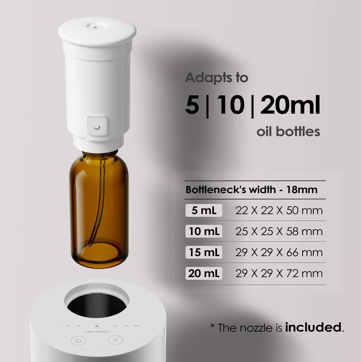 Airversa AN6 Waterless Essential Oil Diffuser Starter Kit - Airversa Official Imagery - 8