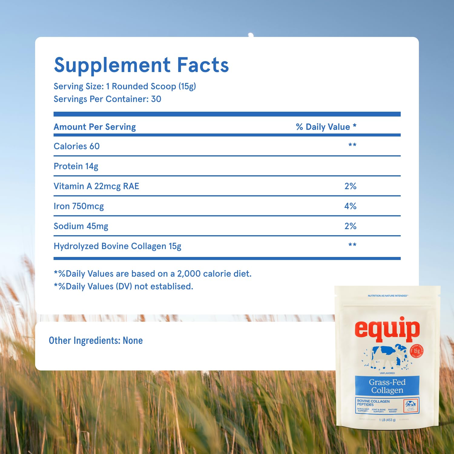 Equip Foods Grass Fed Collagen Powder - Equip Official Imagery - 7