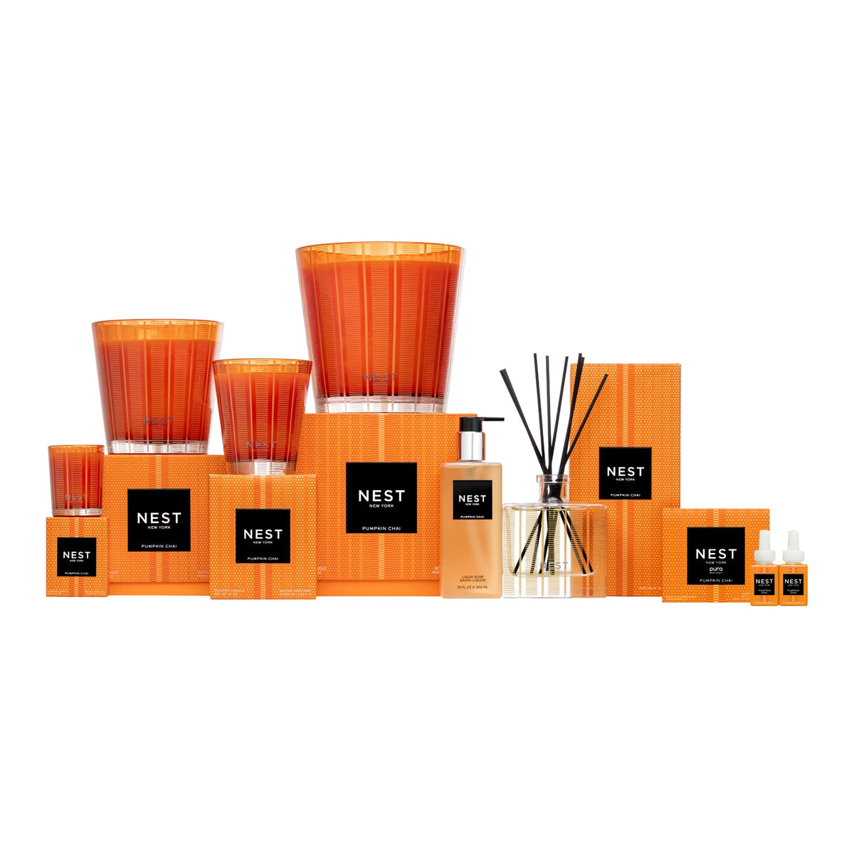 NEST New York Scented Classic Candle Pumpkin Chai - Premium Selection Official Imagery - 7