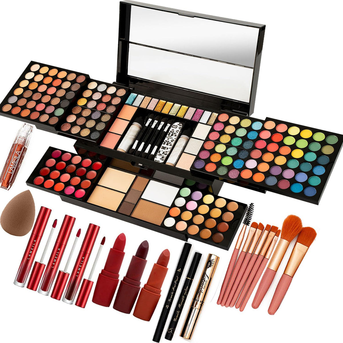 187 Colors Professional Makeup Palette - MISS ROSE M Official Imagery - 2