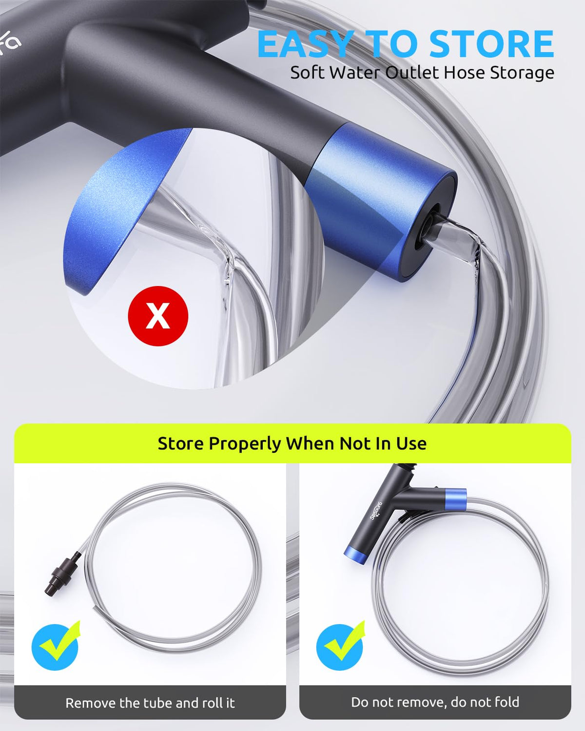 SEAOURA Gravel Vacuum for Aquarium Siphon Fish Tank Vacuum - SEAOURA Official Imagery - 3