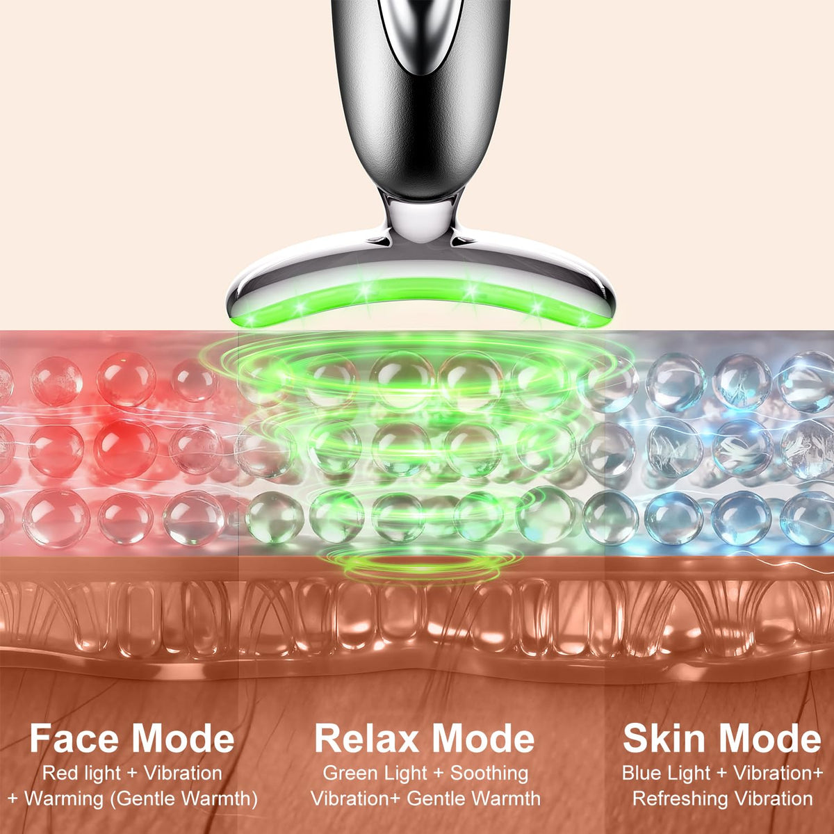 Red Light for Face and Neck 7 in 1 Face Massager Tool 3 - NeatLt Official Imagery - 4
