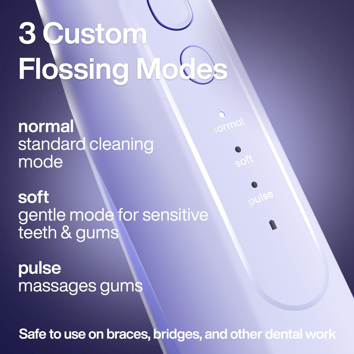 AquaSonic Icon Water Flosser for Teeth Cordless Rechargeable - Aquasonic Official Imagery - 2