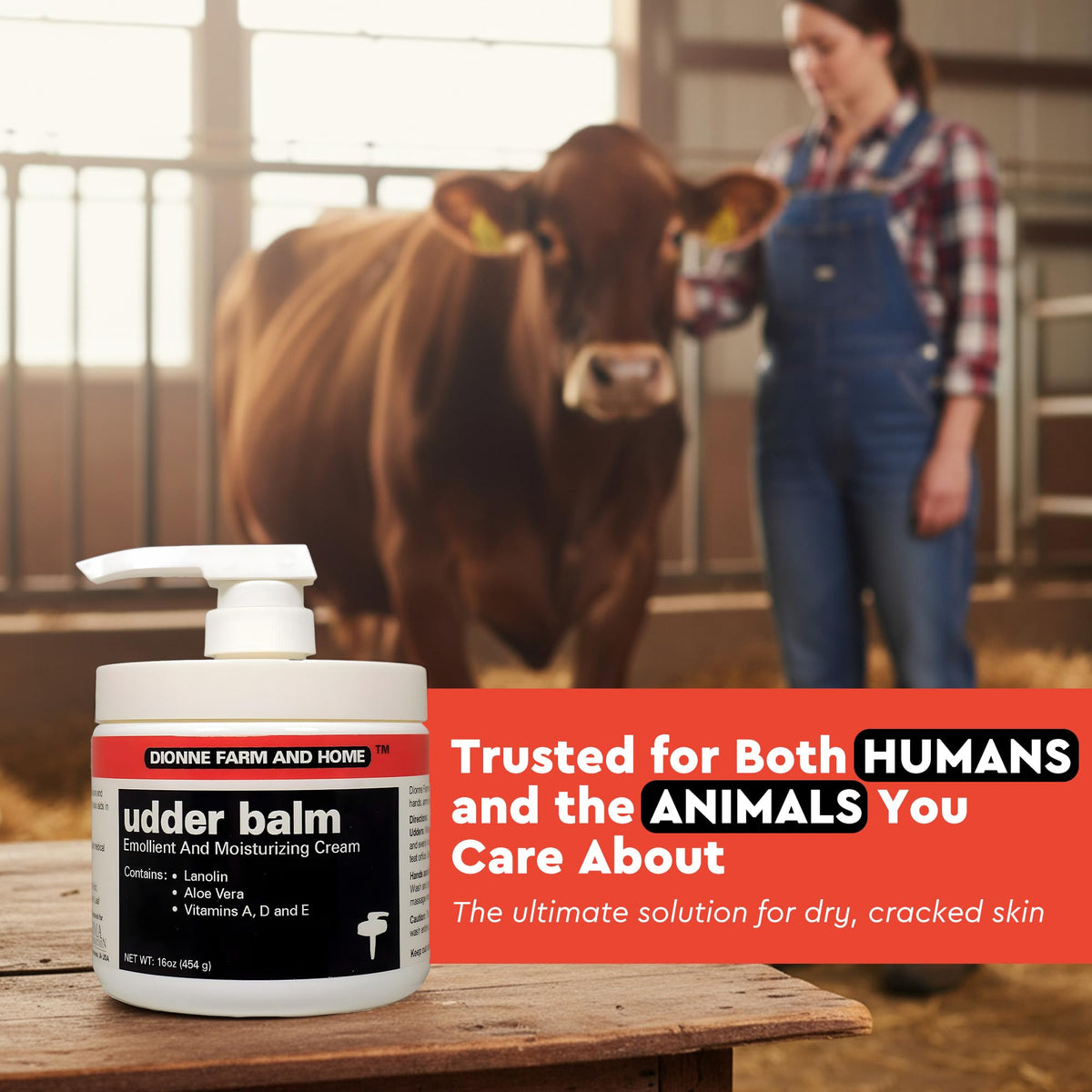 Dionne Farm and Home Udder Balm Lanolin Healing Skin Care - Original Udder Balm Official Imagery - 4