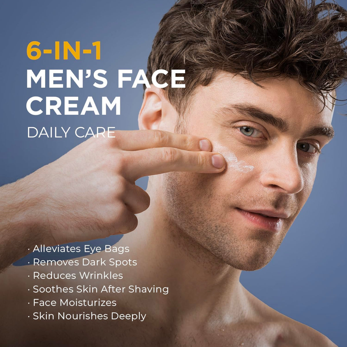 6 in 1 Face Cream for Men 6 in 1 Mens Face Moisturizer Mens - Breavo Official Imagery - 4