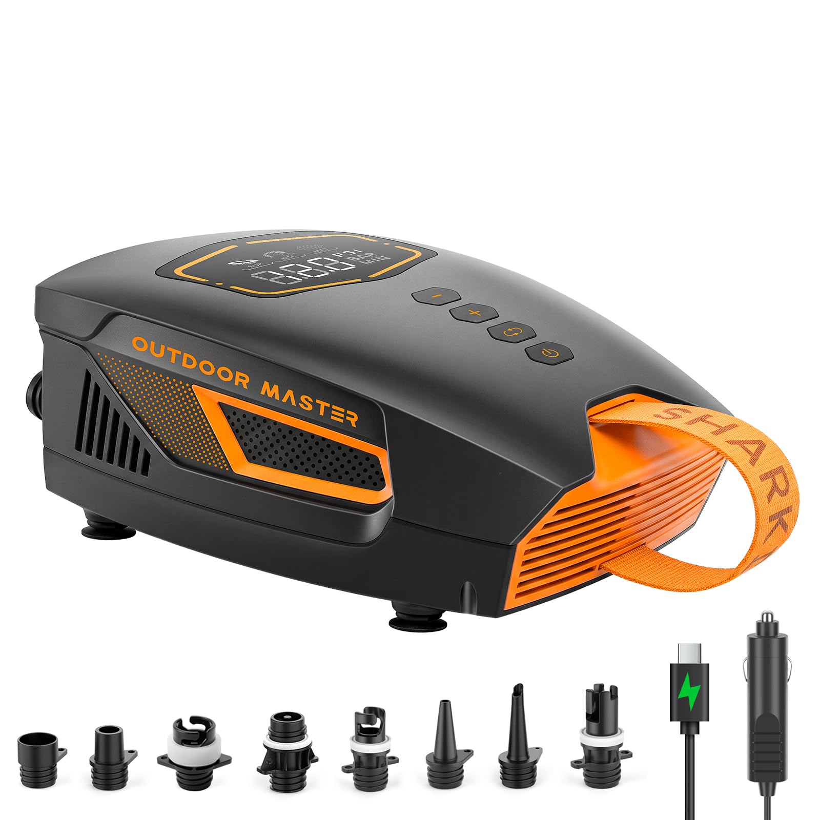 OutdoorMaster Shark 3 Mini 74Wh Portable Paddle Board Pump Electric - View 1
