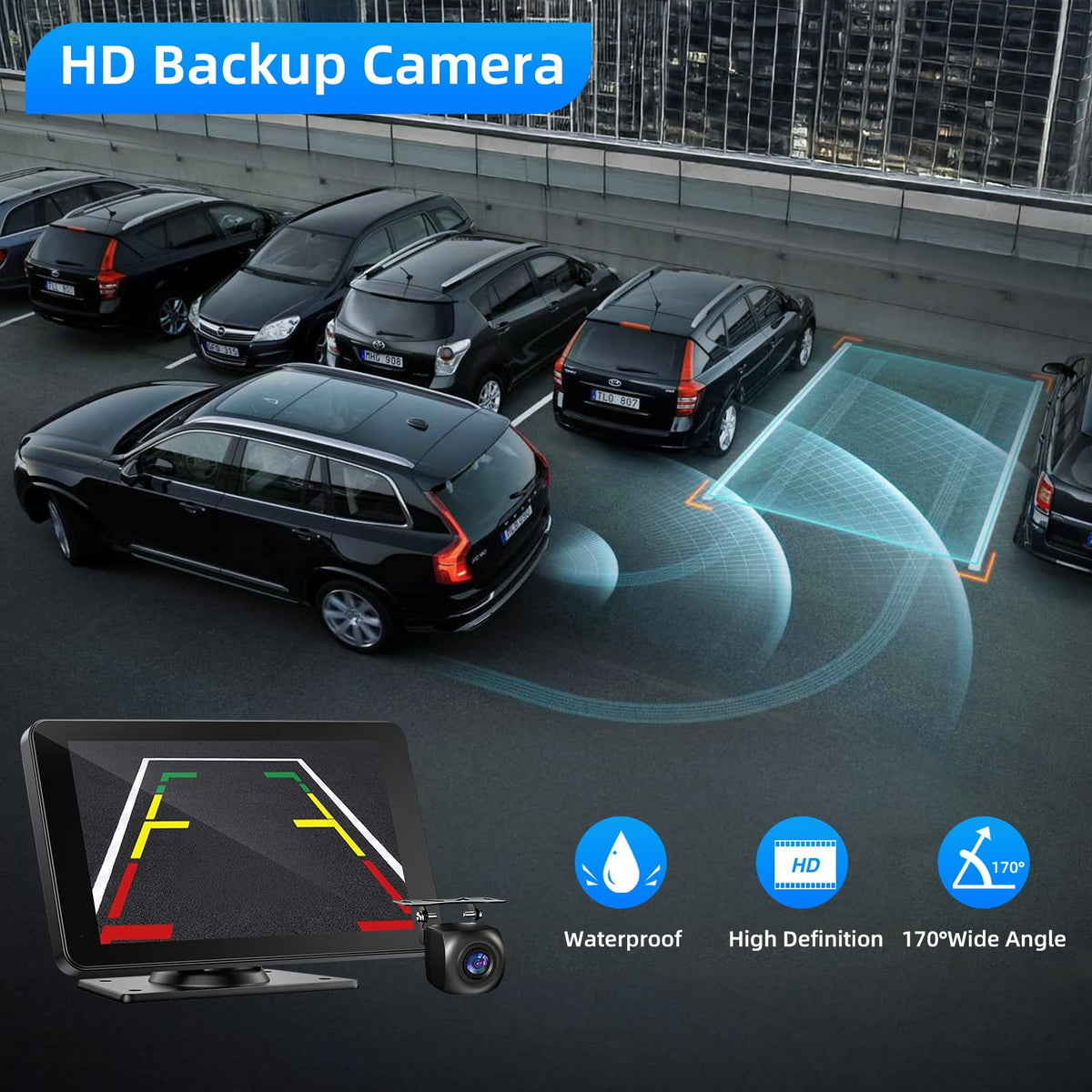 VUKARUAL Wireless Carplay and Android Auto Screen for Car 7 - VUKARUAL Official Imagery - 4