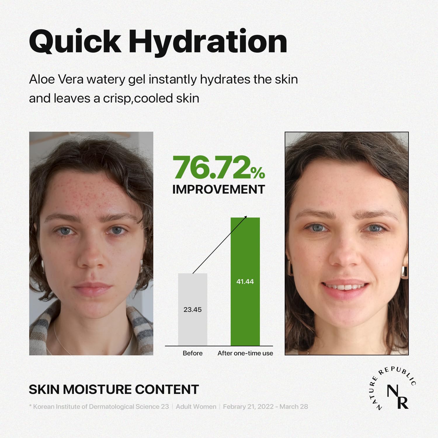 Nature Republic Mild & Moisture Aloe Vera Watery Gel - Hydrating & Moisturizing - Nature Republic Official Product View 6