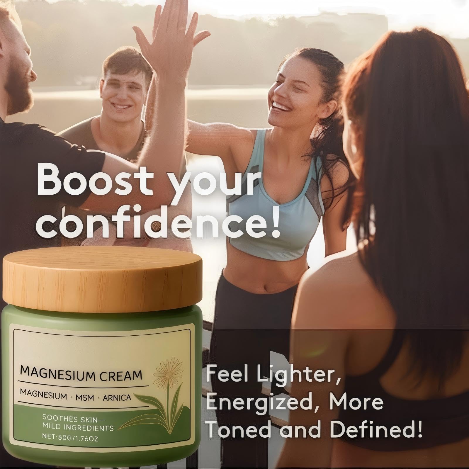 Axnzp Magnesium Cream with MSM & Arnica – 2 Pcs
