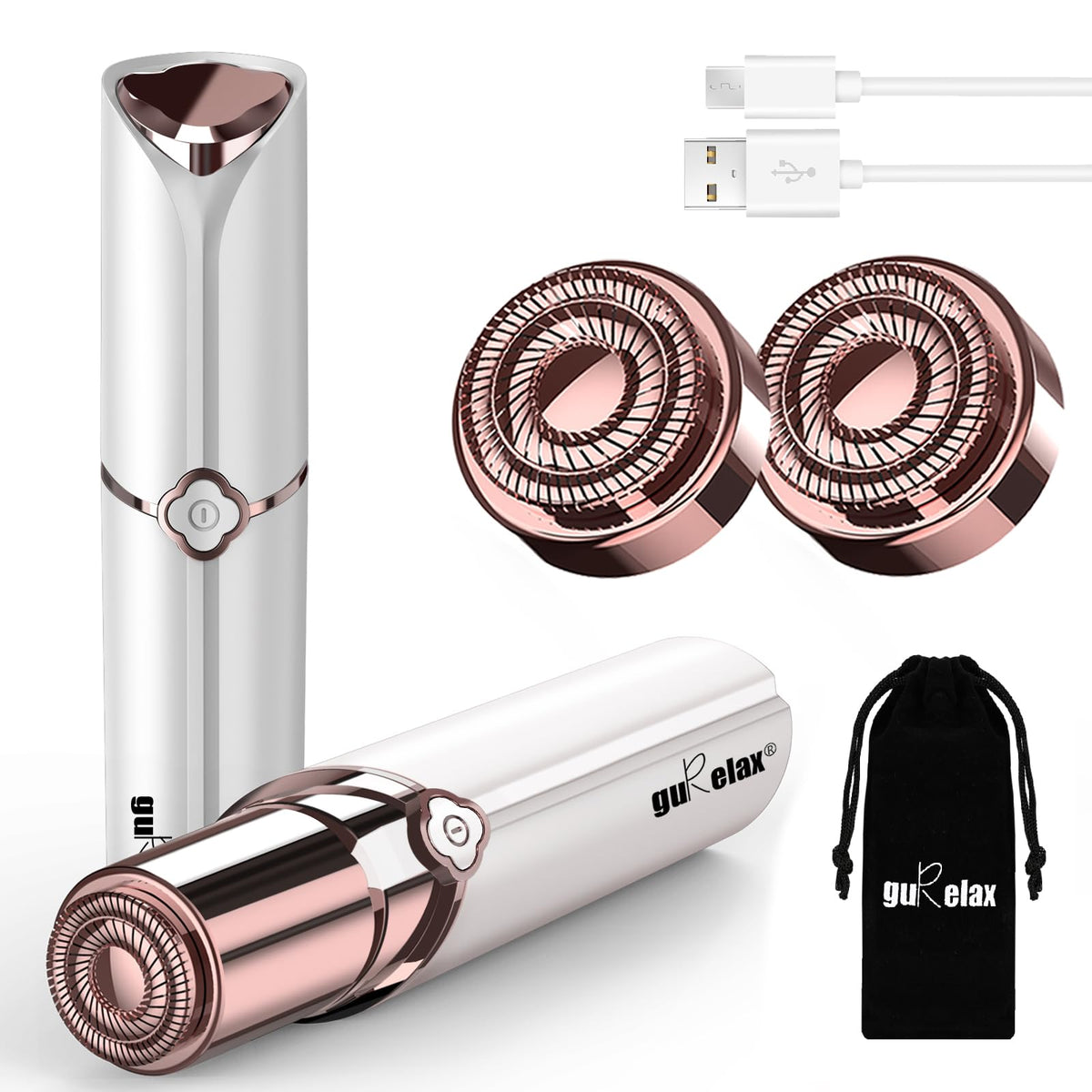 Electric Painless Hair Remover Facial Hair Removal for Women - gurelax Official Imagery - 1