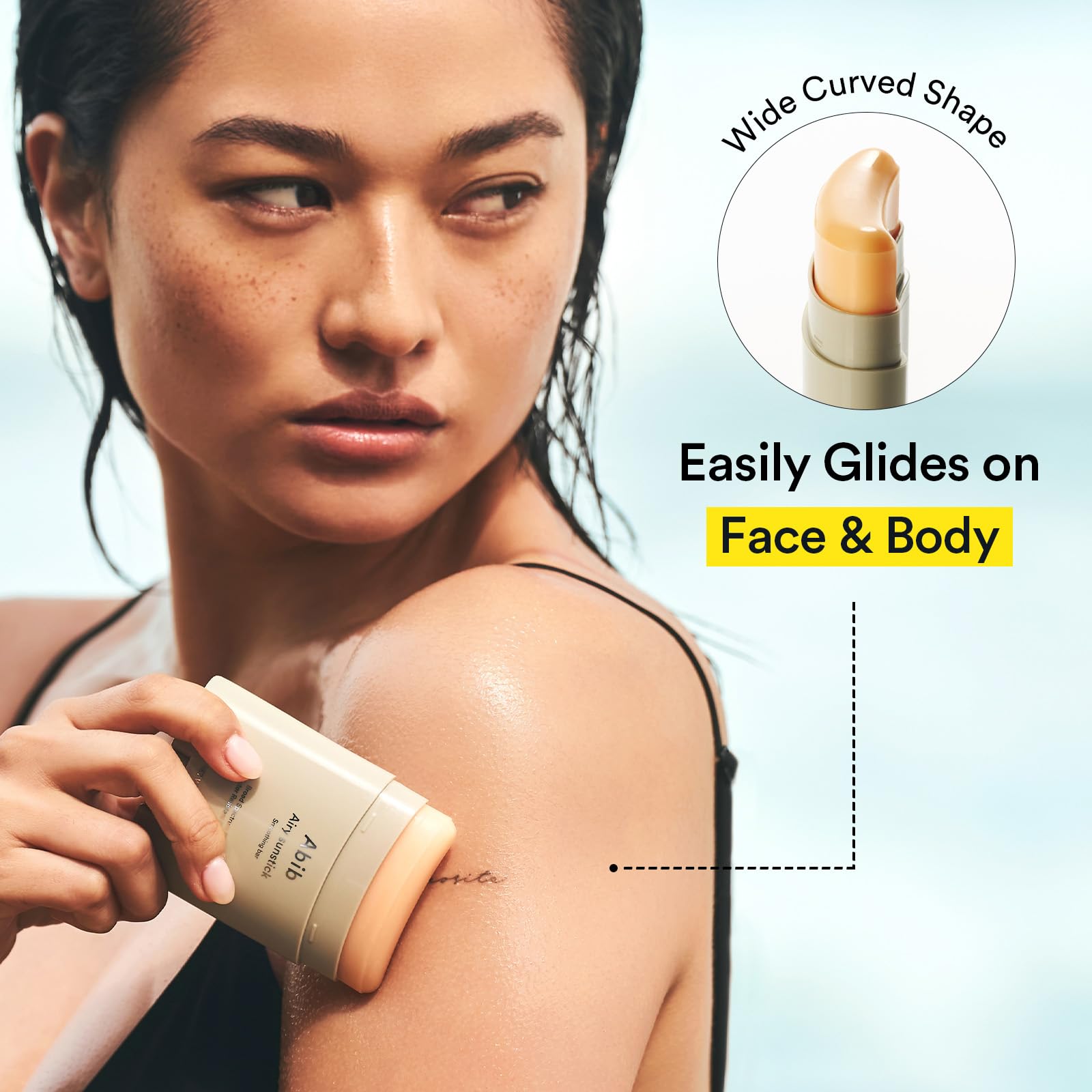 Abib Airy Sunstick Protection Bar DUO SPF50+ Broad Spectrum, - Abib