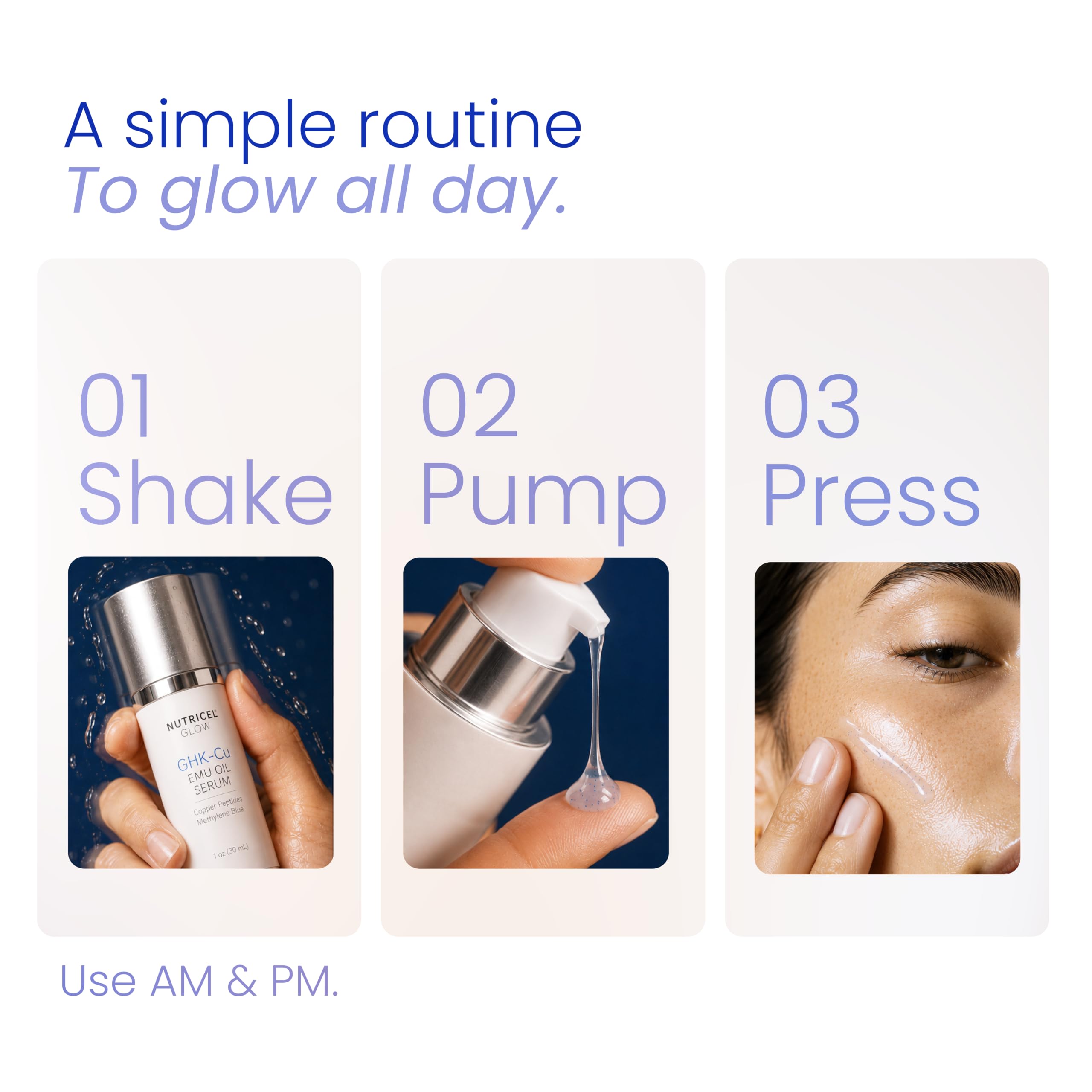 Nutricel Glow GHK - Cu Copper Peptide Serum for Face Anti - Nutricel Glow Official Product View 7