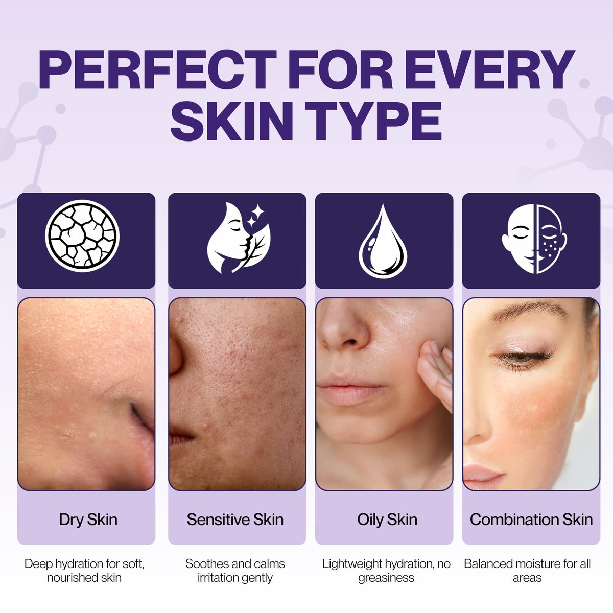 Gel Moisturizer for Face Hydrating Water Based Face - ZenviaGlow Official Imagery - 8