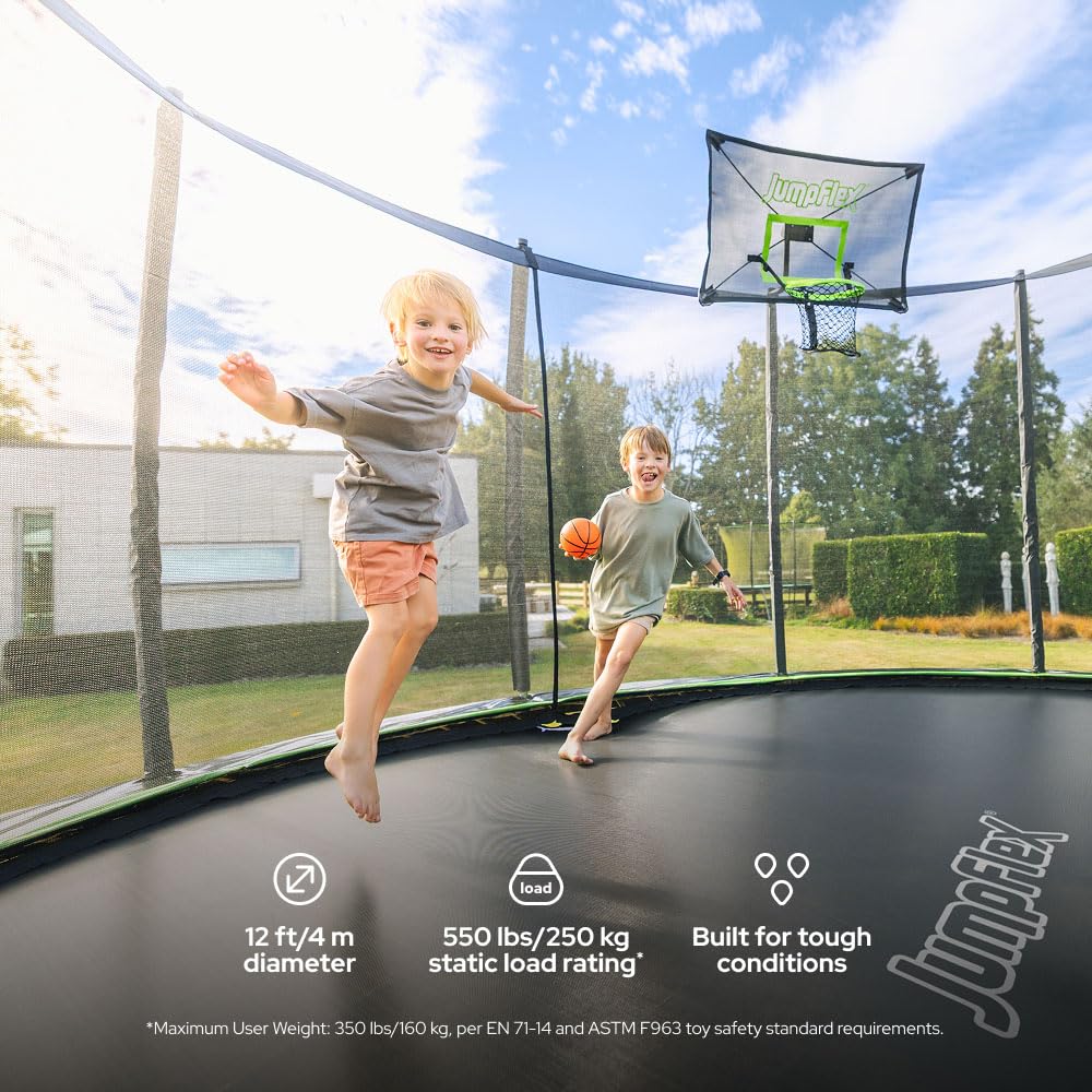 Hero Trampoline Outdoor 10 FT 12 FT 14 FT 15 FT Round - Jumpflex Official Imagery - 4