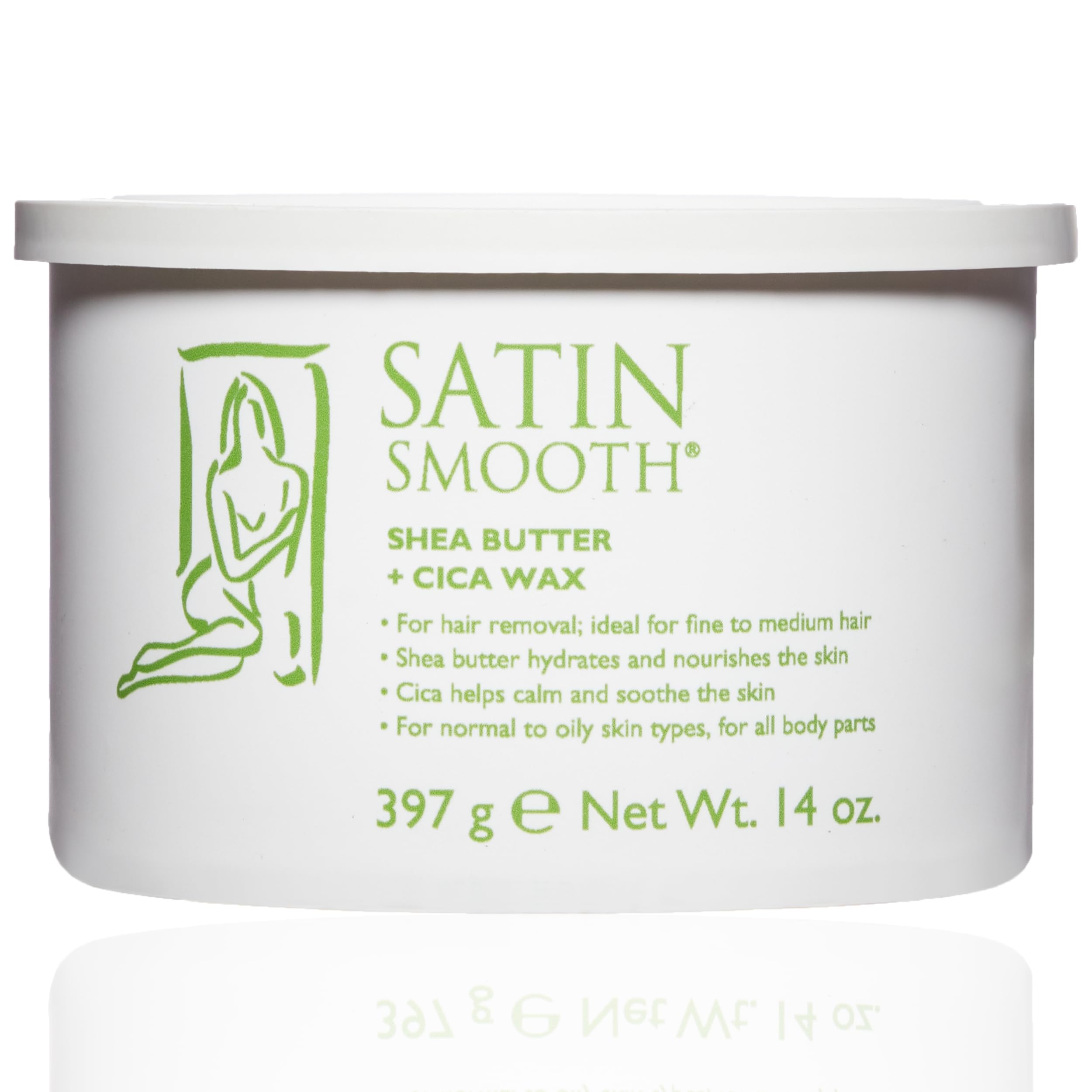 Satin Smooth Honey Wax with Vitamin E, Hair Removal Wax for Sensitive Skin, Full Body Waxing, Ideal for Coarse and Medium Hair, 14oz - SATIN SMOOTH Official Product View 8