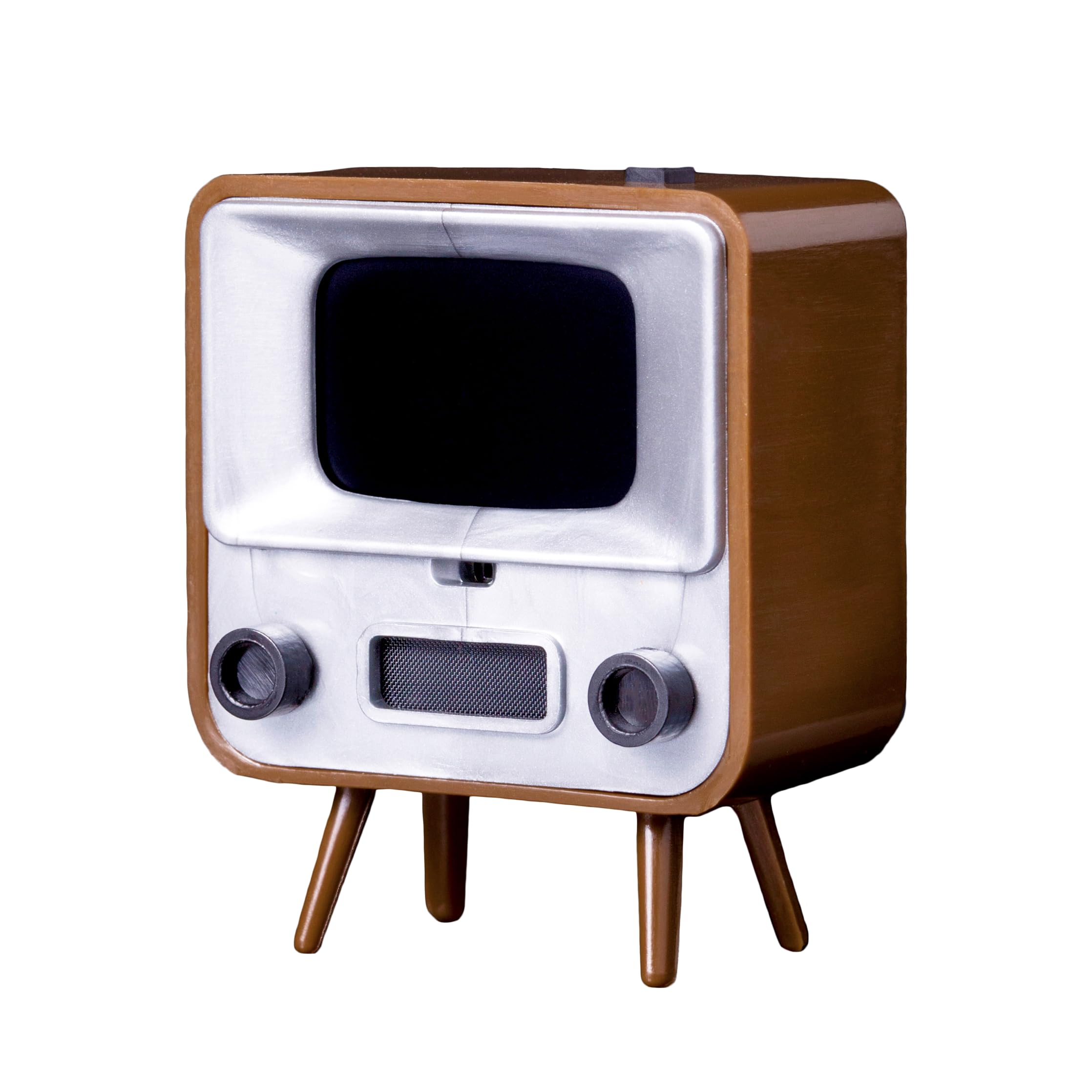 TinyCircuits TinyTV 2 Portable Retro Mini TV, Brown - TinyCircuits Official Product View 5