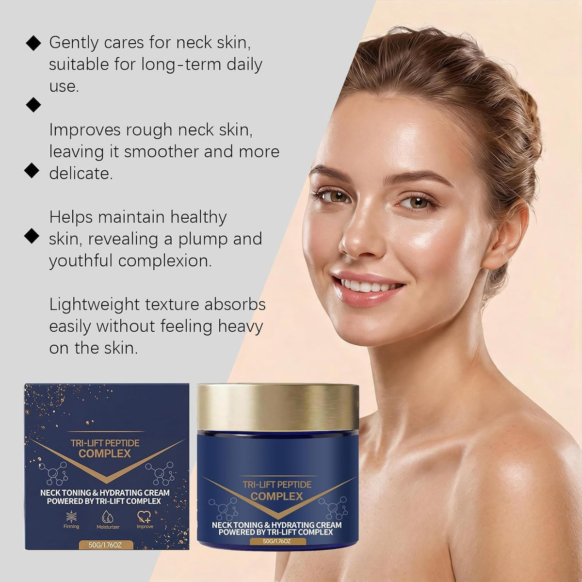 2PCS Olavira Tri Lift Peptide Complex Firming Cream Anti - WUIAOCIT Official Imagery - 4
