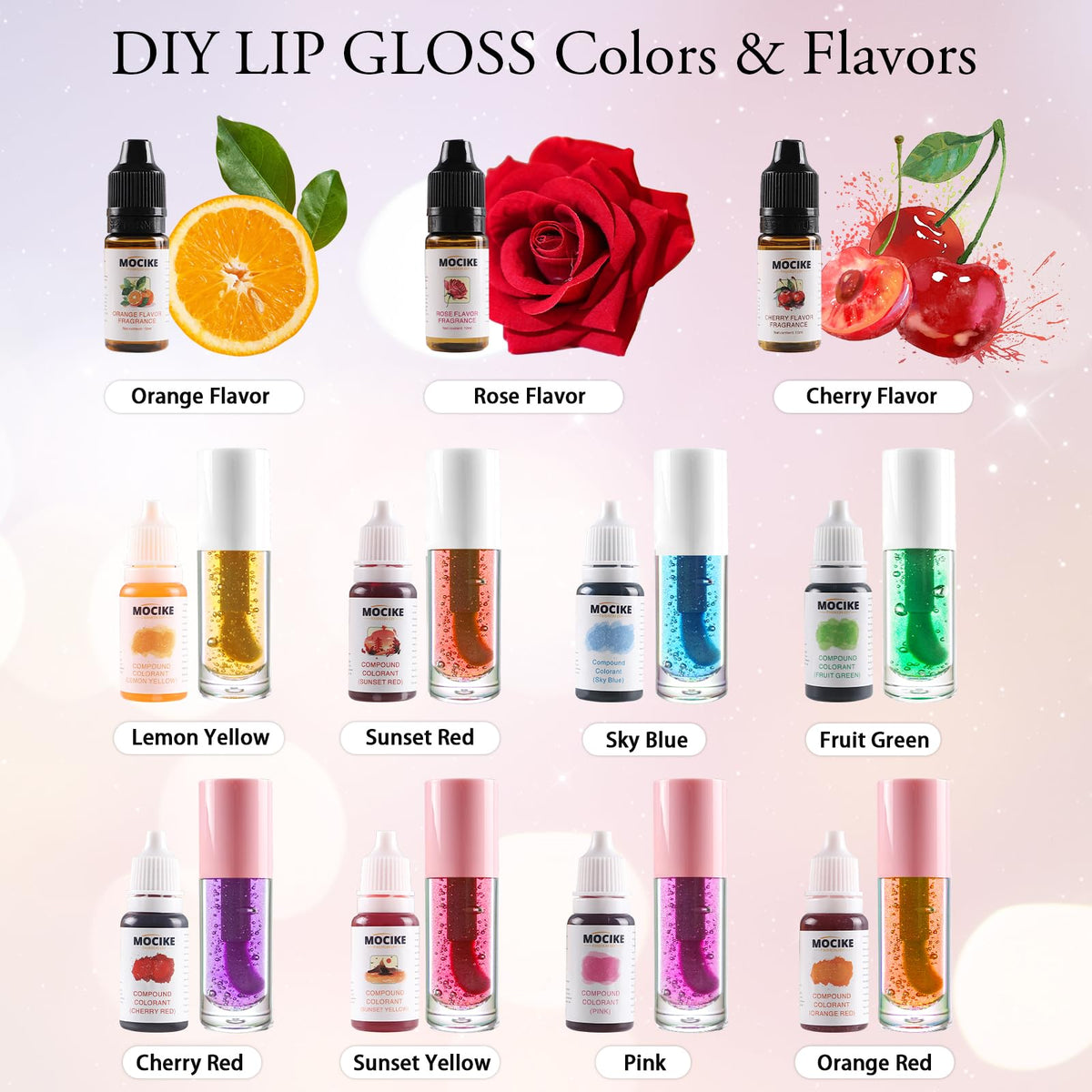 MOCIKE DIY Lip Gloss Making kit for Adult Gifts - MOCIKE Official Imagery - 5