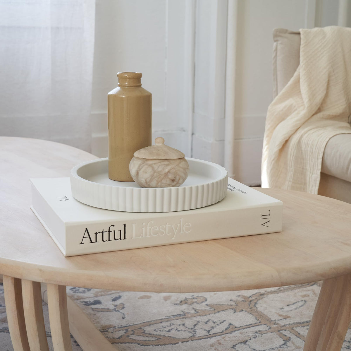 Decorative Concrete Tray Book Decor Set - ZICOTO Official Imagery - 7
