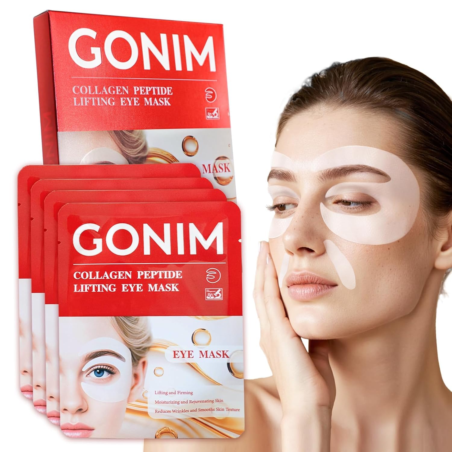 Under Eye Patches for Puffy Eyes and Dark Circles, Collagen, Eye - Product Imagery