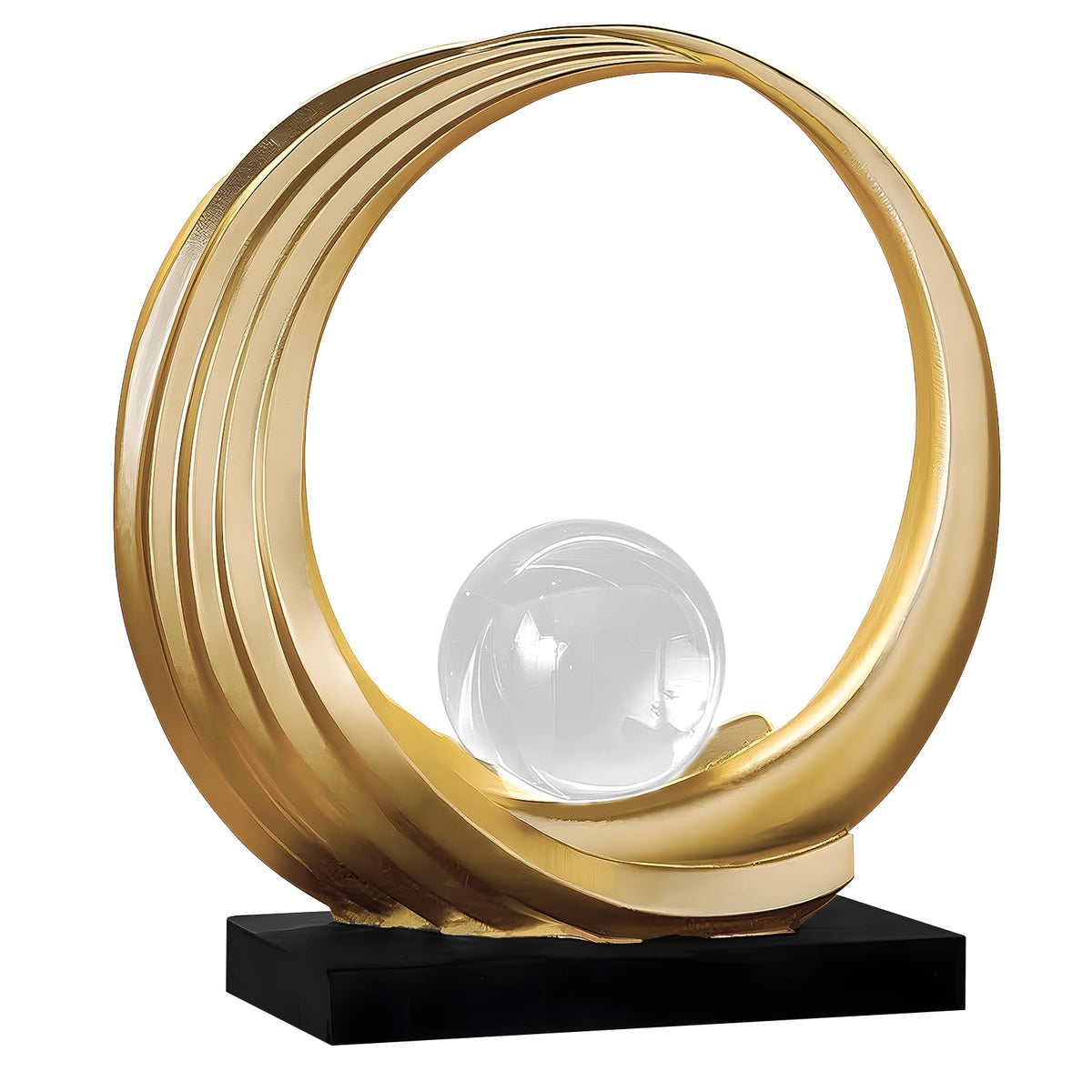 Dosker Modern Abstract Stripe Golden Shelf Decor Statues - Dosker Official Imagery - 1