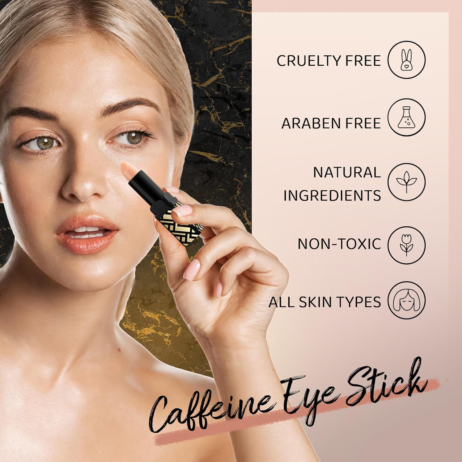 ANAREAL Caffeine Under Eye Balm Stick – Hydrating Eye Care for Dark Circles & - ANAREAL Official Product View 7