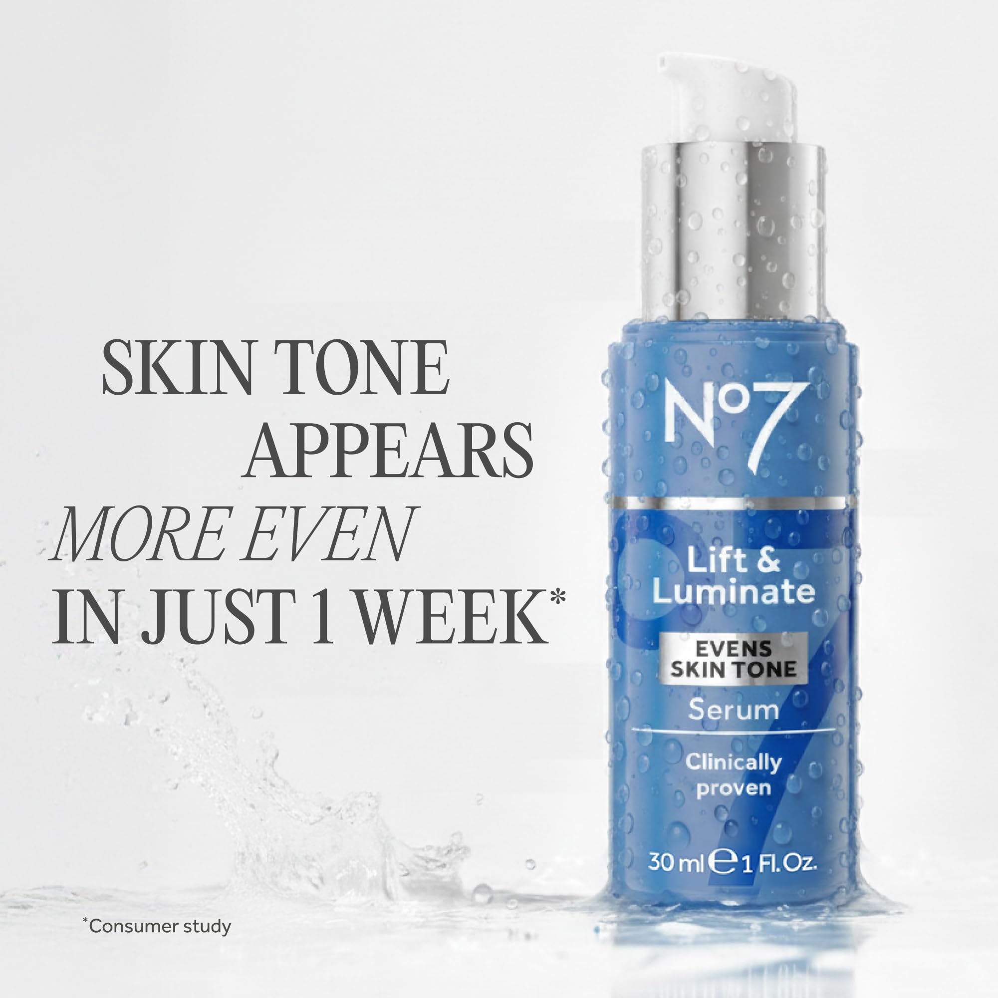 No7 Lift Luminate Triple Action Face Serum 1 fl oz - No7 Official Imagery - 4