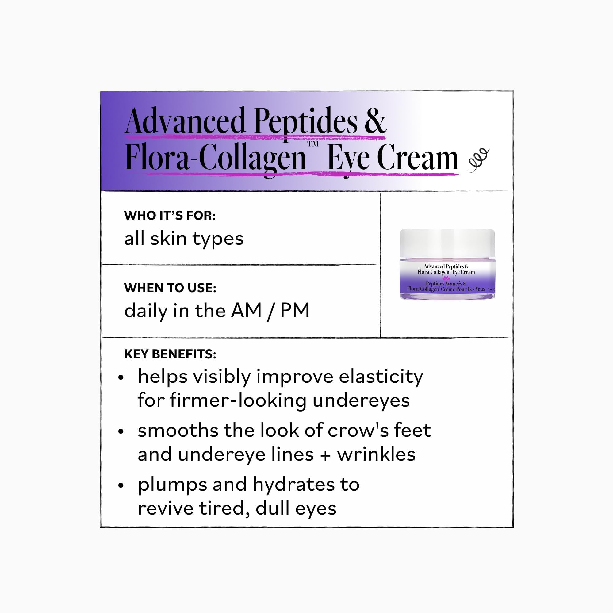 DERMA E Advanced Peptides Flora Collagen Moisturizing Eye - Derma E Official Imagery - 6