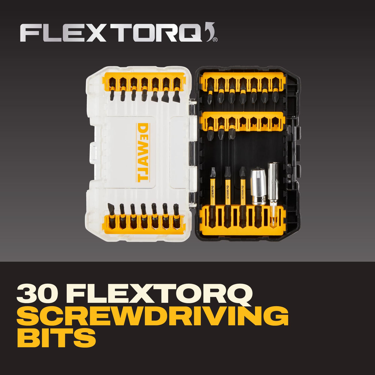 DEWALT Screwdriver Bit Set 100 Pc Impact Driver Bit Set with - Premium Selection Official Imagery - 4