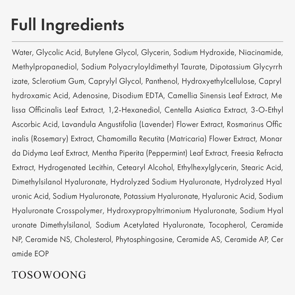 TOSOWOONG Glycolic Acid 10 AHA Exfoliating Serum for Dark - TOSOWOONG Official Imagery - 7
