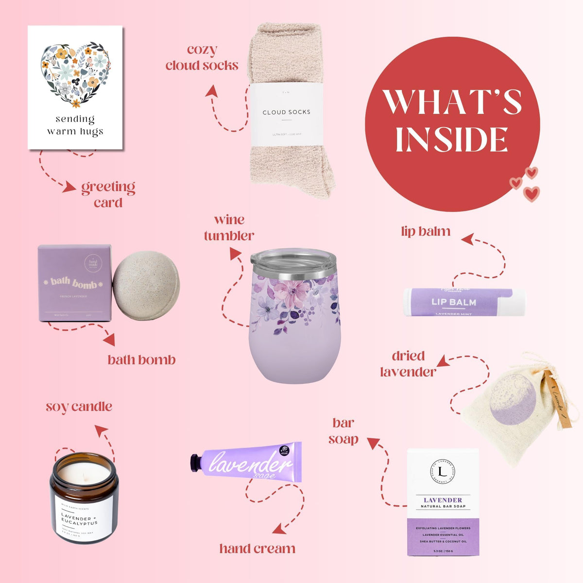 Unboxme Lavender Spa Gift Set for Women Mother s Day Gifts - Unboxme Gifts Official Imagery - 3