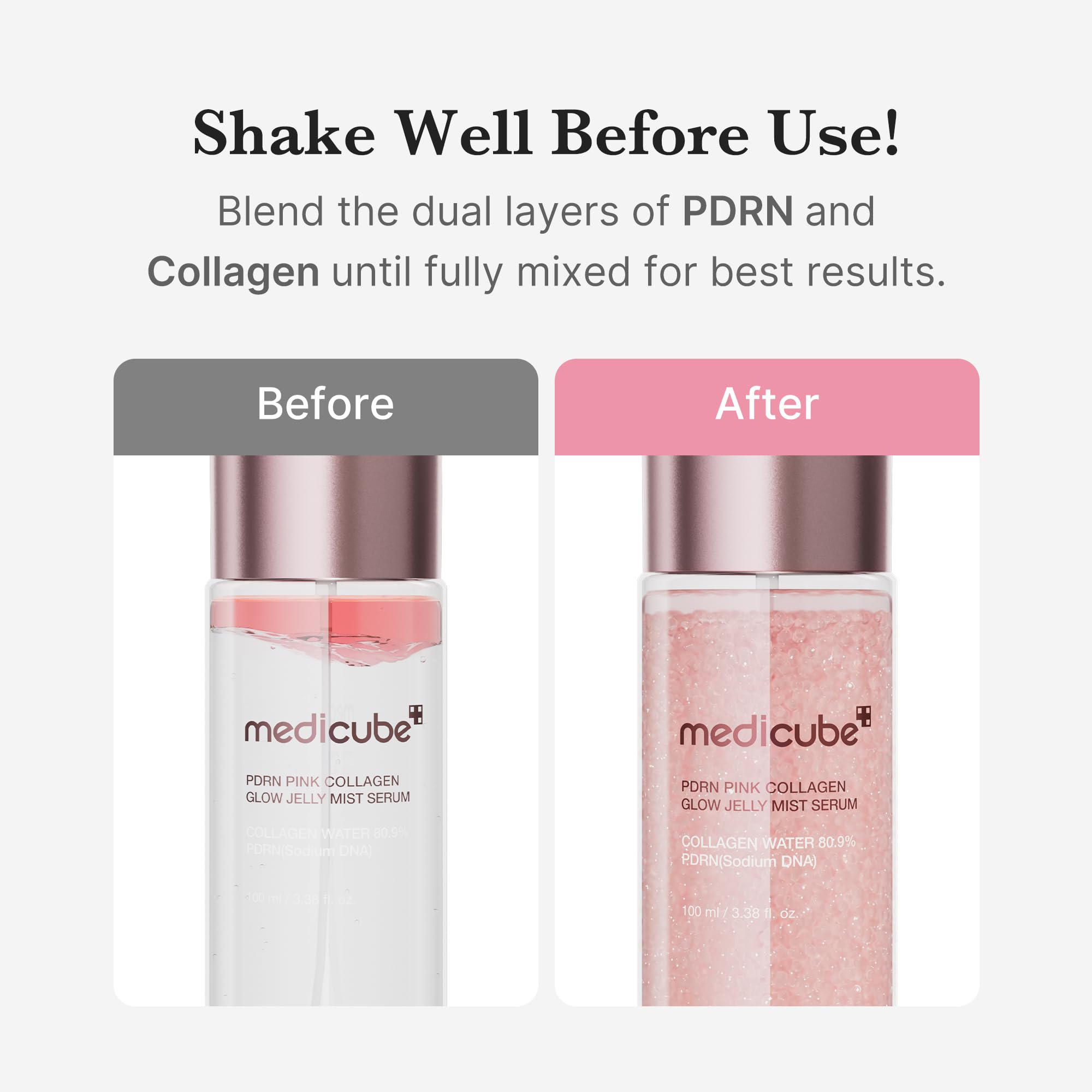 medicube Jelly Mist Serum with Pink PDRN Collagen, 3.38 fl.oz - medicube Official Product View 7