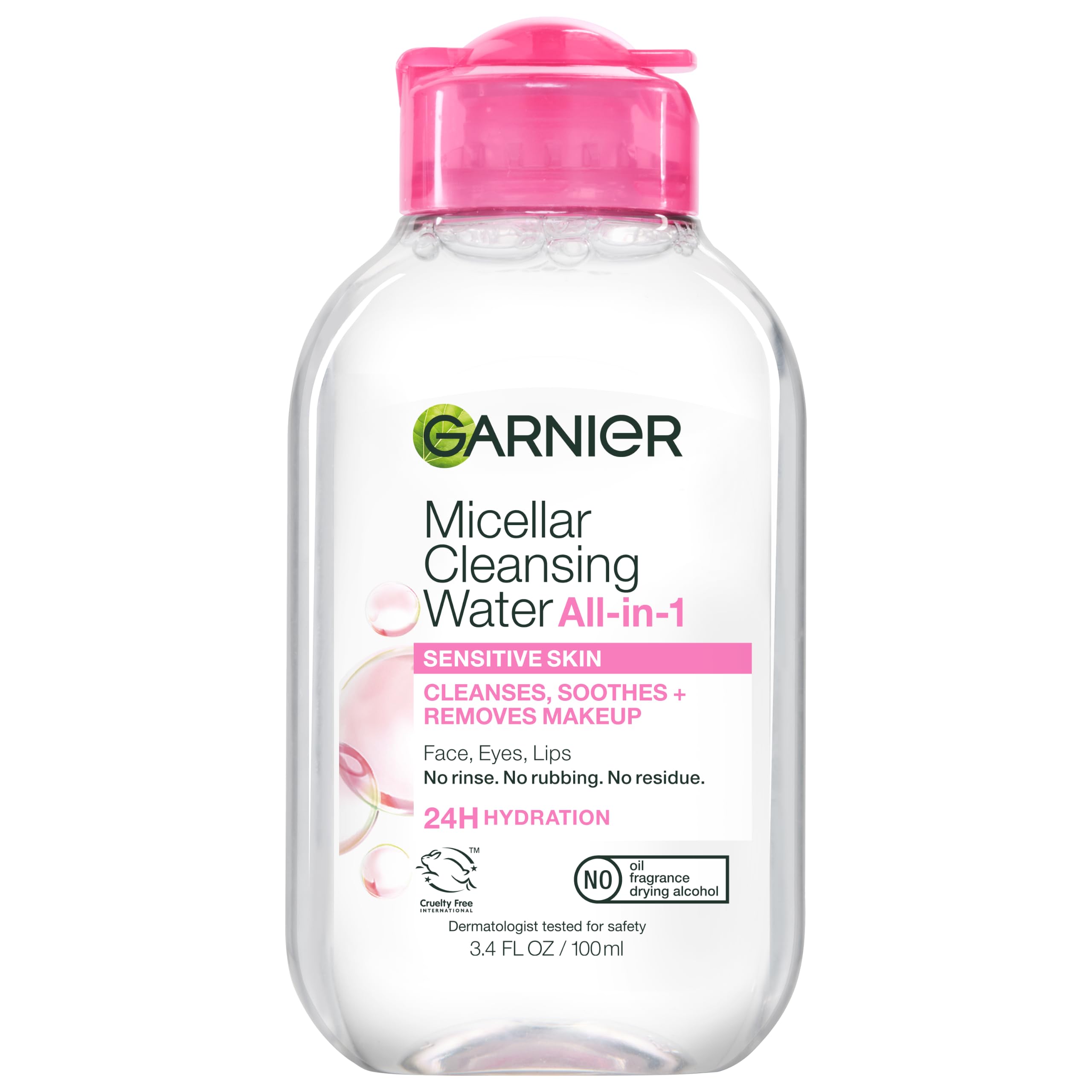 Garnier Micellar Cleansing Water, All-in-1 Makeup Remover and - Product Imagery