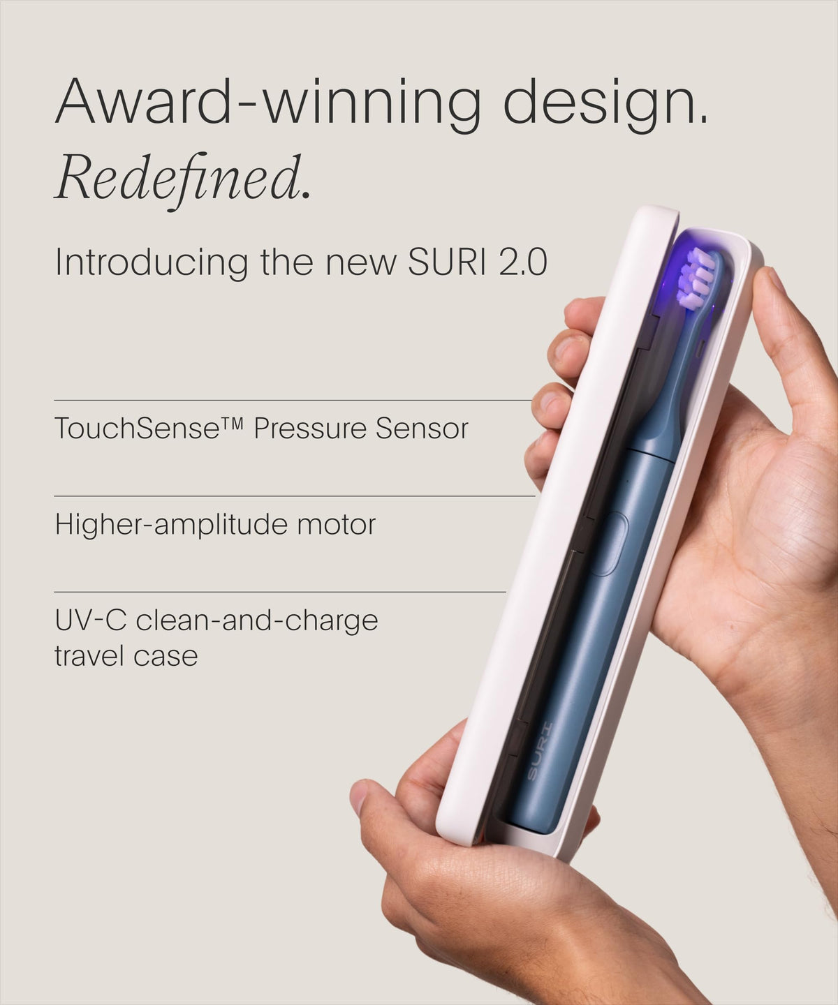 SURI Pro Sonic Electric Toothbrush - SURI Official Imagery - 3