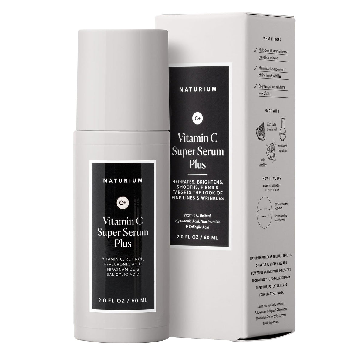 Naturium Vitamin C Super Serum Plus Jumbo Smoothing Face - Naturium Official Imagery - 1